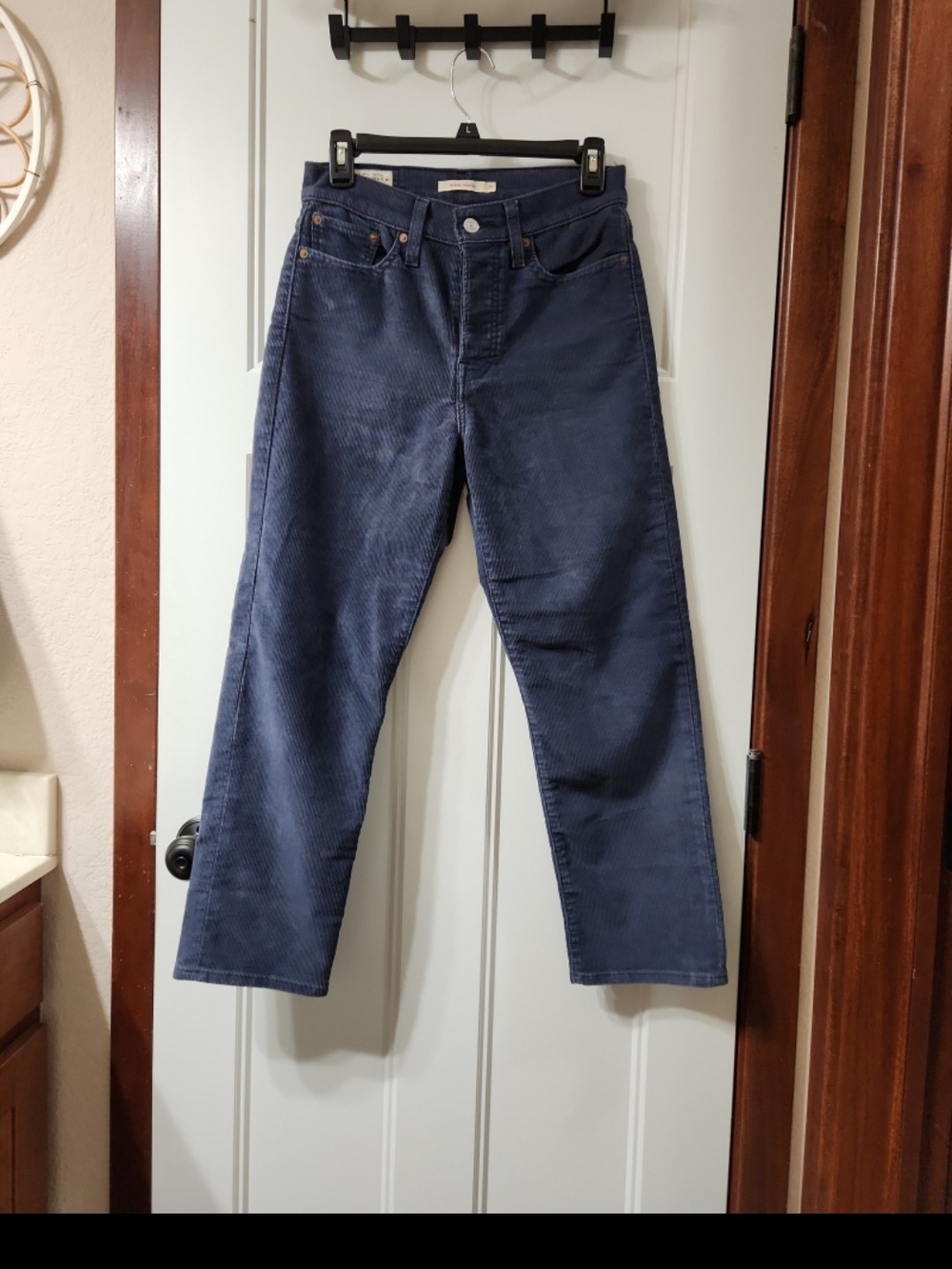 Levi's Slate Blue Wedge Corduroys